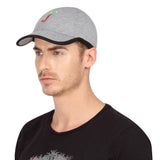 Fabseasons Plain Grey Cotton Unisex Adjustable Size Summer Cap