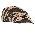 Fabseasons Beige Camouflage Adjustable Size Unisex Golf Flat Cap