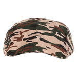 Fabseasons Beige Camouflage Adjustable Size Unisex Golf Flat Cap