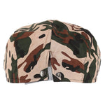 Fabseasons Beige Camouflage Adjustable Size Unisex Golf Flat Cap