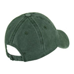 Fabseasons Green Washed Cotton Denim Unisex Baseball Summer Cap