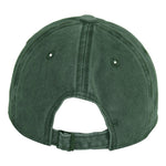 Fabseasons Green Washed Cotton Denim Unisex Baseball Summer Cap