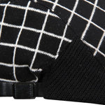 Fabseasons Checkered Black Unisex Golf Flat Cap