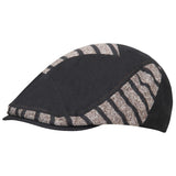 Fabseasons Brown Strips Designed Unisex Golf Flat Cap