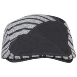 Fabseasons Grey Strips Designed Unisex Golf Flat Cap