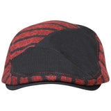 Fabseasons Red Strips Designed Unisex Golf Flat Cap