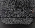 Fabseasons Grey Small Peak Chekered Cap with Ear Covers