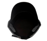 Fabseasons Grey Small Peak Chekered Cap with Ear Covers