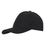 Fabseasons Black Solid - Plain Cotton Unisex Baseball Summer Cap & Hat