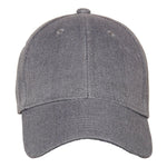 FabSeasons Medium Grey Plain Cotton Unisex Free Size with Buckle Baseball Cap