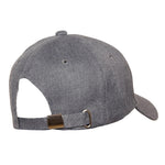 FabSeasons Medium Grey Plain Cotton Unisex Free Size with Buckle Baseball Cap