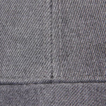 FabSeasons Medium Grey Plain Cotton Unisex Free Size with Buckle Baseball Cap