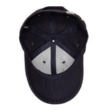 FabSeasons Solid Navy Cotton Unisex with Buckle Baseball Cap