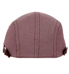 Fabseasons Brown Cotton Golf Flat Cap