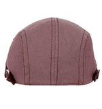 Fabseasons Brown Cotton Golf Flat Cap