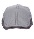 Fabseasons Grey Cotton Golf Flat Cap freeshipping - FABSEASONS