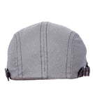 Fabseasons Grey Cotton Golf Flat Cap