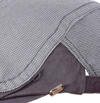 Fabseasons Grey Cotton Golf Flat Cap