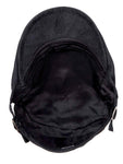 Fabseasons Black Premium Cotton Golf Flat Cap freeshipping - FABSEASONS