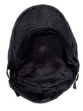 Fabseasons Black Premium Cotton Golf Flat Cap freeshipping - FABSEASONS
