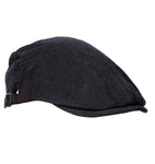Fabseasons Black Premium Cotton Golf Flat Cap