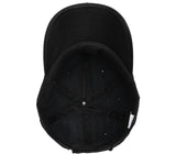 Fabseasons Black Solid casual Unisex Baseball cap