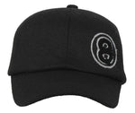 FabSeasons 8 Self Designed Black unisex Baseball Cap & Hat with Adjustable Buckle