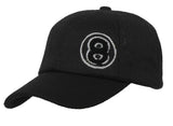 FabSeasons 8 Self Designed Black unisex Baseball Cap & Hat with Adjustable Buckle