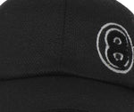 FabSeasons 8 Self Designed Black unisex Baseball Cap & Hat with Adjustable Buckle