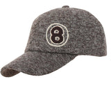 FabSeasons 8 Self Designed Brown unisex Baseball Cap & Hat with Adjustable Buckle