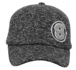 FabSeasons 8 Self Designed Dark Grey unisex Baseball Cap & Hat with Adjustable Buckle