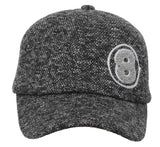 FabSeasons 8 Self Designed Dark Grey unisex Baseball Cap & Hat with Adjustable Buckle