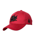 FabSeasons New York Maroon cotton Baseball Cap