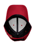 FabSeasons New York Maroon cotton Baseball Cap
