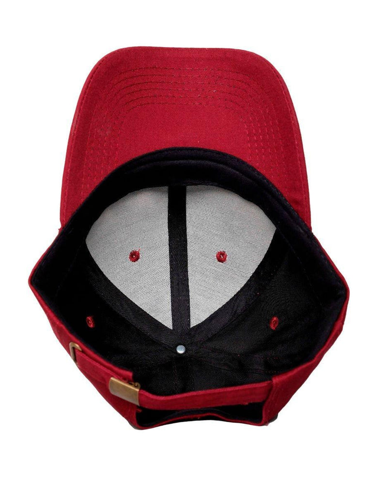 FabSeasons USA Maroon cotton Baseball Cap