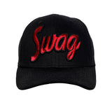 FabSeasons Swag Black Cotton Baseball Cap