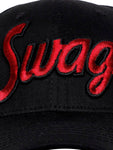 FabSeasons Swag Black Cotton Baseball Cap