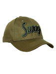 FabSeasons Swag Green Cotton Baseball Cap