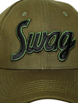 FabSeasons Swag Green Cotton Baseball Cap