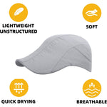 FabSports Unisex Quick Dry Caps / Hats for Men & Women with UV protection, Adjustable size(56-59 cm)