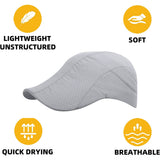 FabSports Unisex Quick Dry Caps / Hats for Men & Women with UV protection, Adjustable size(56-59 cm)