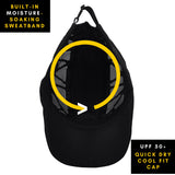 FabSports Quick Dry Caps / Hats for Men & Women, Ideal for Outdoor sports with UV protection, Adjustable size(56-59 cm)