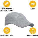 FabSports Quick Dry Caps / Hats for Men & Women, Ideal for Outdoor sports with UV protection, Adjustable size(56-59 cm)