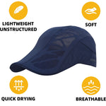 FabSports Quick Dry Caps / Hats for Men & Women, Ideal for Outdoor sports with UV protection, Adjustable size(56-59 cm)
