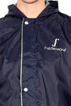 Fabseasons Apex Blue Reversible Unisex Raincoat with Hood and Reflector freeshipping - FABSEASONS