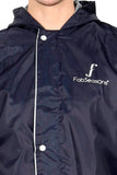 Fabseasons Apex Blue Reversible Unisex Raincoat with Hood and Reflector freeshipping - FABSEASONS