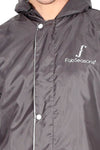 Fabseasons Apex Grey Reversible Unisex Raincoat with Hood and Reflector