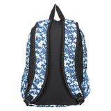 FabSeasons Blue Camouflage Polyester Graphic Printed Backpack