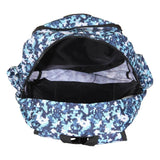 FabSeasons Blue Camouflage Polyester Graphic Printed Backpack