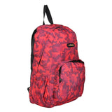 FabSeasons Red Camouflage Polyester Graphic Printed Backpack